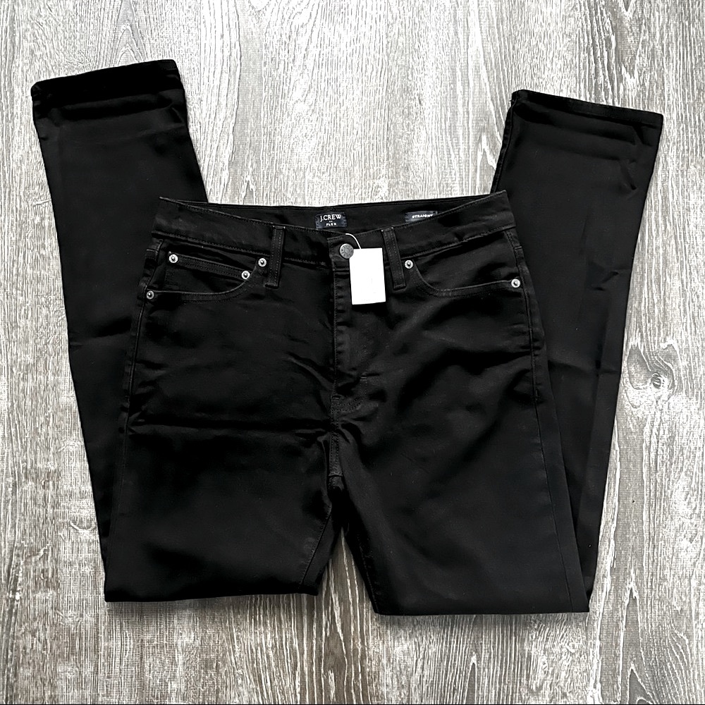 J. Crew - 31x32 - NWT - Black Straight Flex Jeans